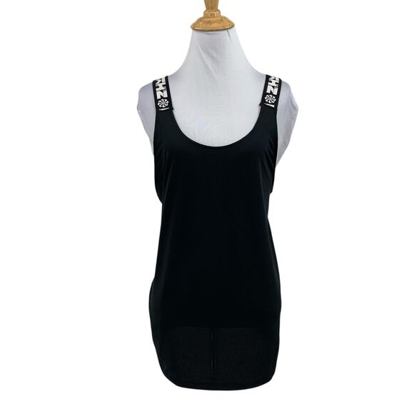 Nike Tank Top Womens S Small Black White Regata Icon Clash Training Elastika - Picture 1 of 11